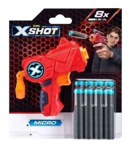 Zuru X-Shot Micro Excel Dart Blaster Red 2382 0