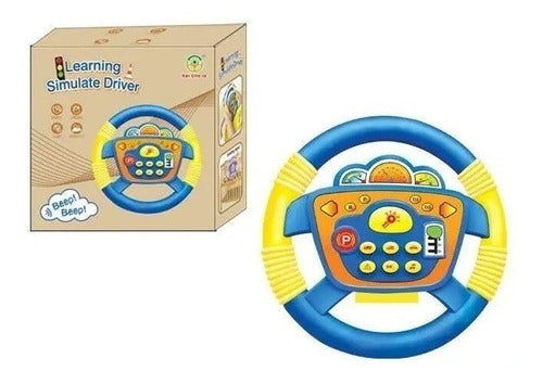 Faydi Interactive Toy Steering Wheel with Lights and Sounds Siren Engine +3 Years 0