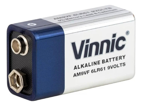 Bateria 9v Alcalina Vinnic Alkaline 9 Volts Pila © 1