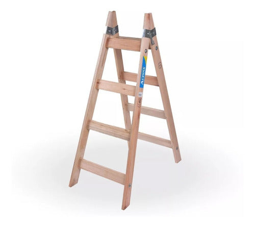 Alpina 4-Step Painter's Wooden Ladder 0