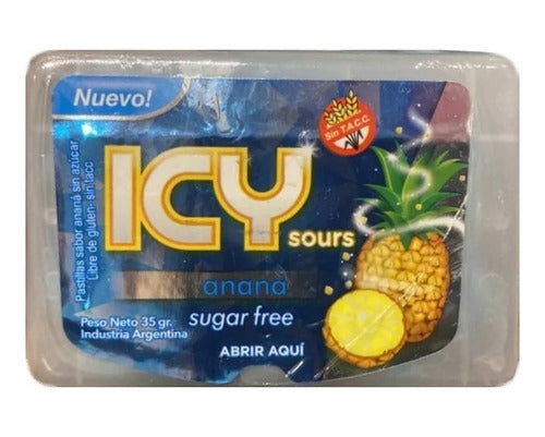 Icy Mints Sugar-Free Pineapple 35g - 6 Units 1