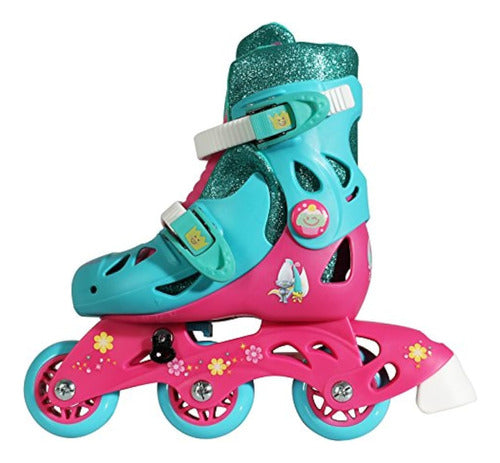 DreamWorks Trolls Poppy Girls Glitter Convertible Roller Skates 1