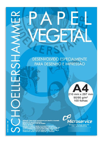 Papel Vegetal A4 90/95g 210x297mm C/ 100 Fls 0