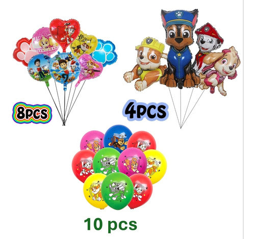 Cotillon Waf Paw Patrol Party Balloons Decoration 1