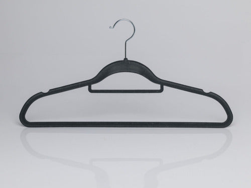 Multiperchas Ultra Thin Velvet Hangers X 100 Gray 1