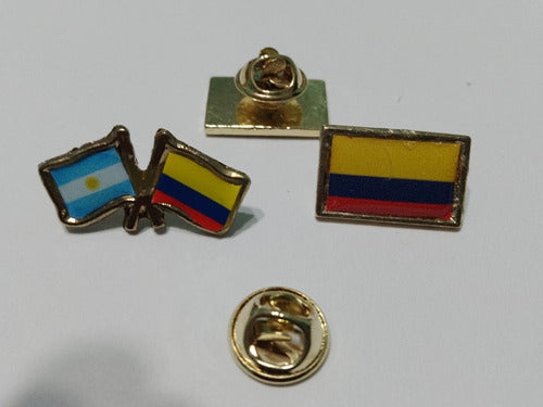 Pins Bandera Colombia 2 Cms 2 Modelos 0