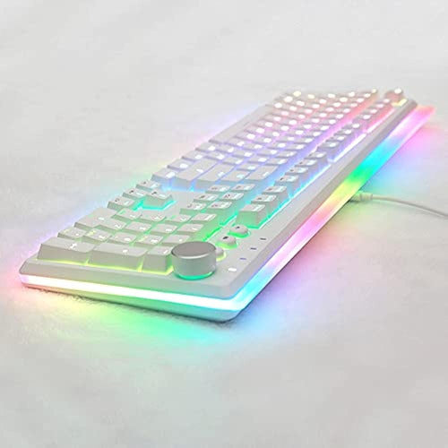 I-rocks K71m Rgb Teclado Mecánico Para Juegos Con Perilla De 2