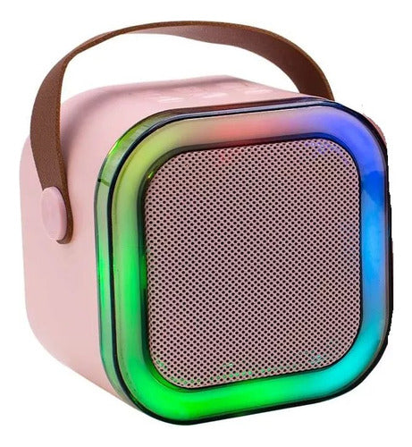 ZOW Portable Karaoke Speaker with Microphone and RGB LED Lights 1