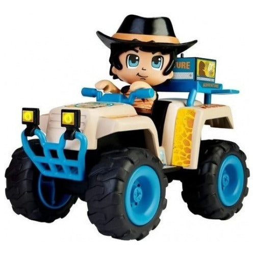 Quad Bike Pin and Pon Action Wild with 2 Figures and Accessories 5