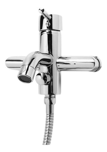Tauro Bathroom Shower Monobloc Faucet with Transfer Deluxe Kit 0