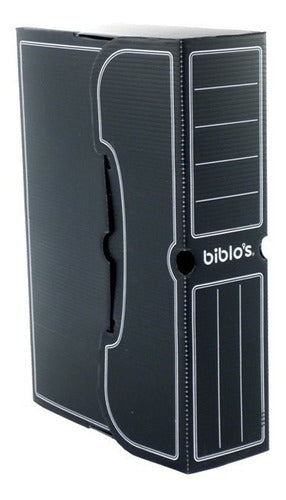 Caja Marca Biblos Lomo 8 Cms X 3 Unidades 1