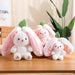 Strawberry-Carrot Kawaii Rabbit Plush Toy 2