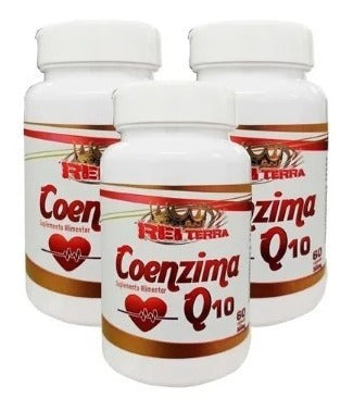 Rei Terra Kit 3 Unid Coenzima Q10 180 Caps 500mg Coq-10 0