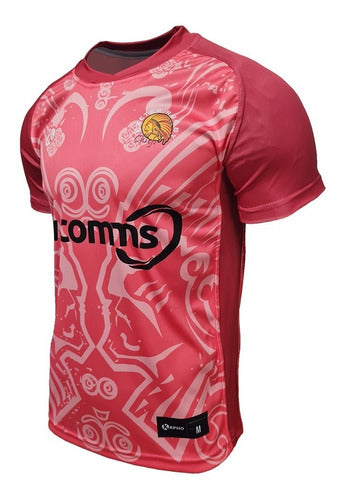 Kapho Rugby Exeter Chiefs Pink Premiership Kids T-Shirt 1