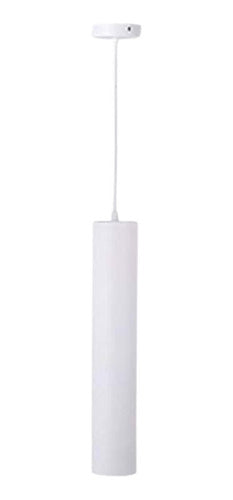 Ferrolux Minimalist Metal Tube Pendant Lamp 35cm Gu10 7W 1