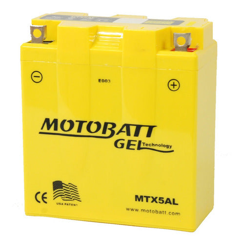 Motobatt Gel Battery Zanella ZB 110 CC 0