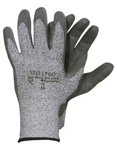 Guantes Anticorte Cut 5 Pu Steelpro - Mundo Trabajo 0