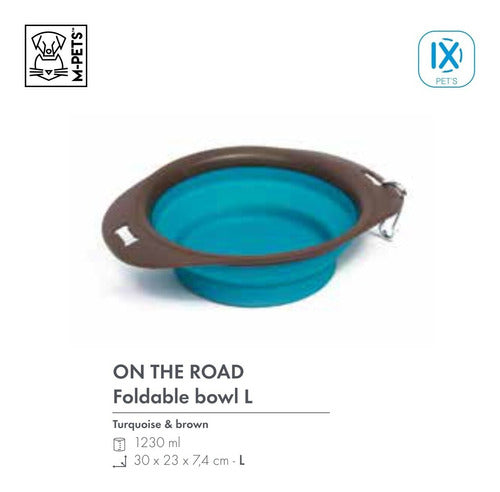 M-PETS On The Road Foldable Bowl - Large Size 1