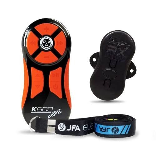 Kit 2 Controle Remot Longa Distancia Jfa K600  Preto Laranja 1