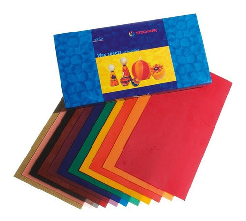 Stockmar Decorating Wax Sheets - 12 Wide Panels 0