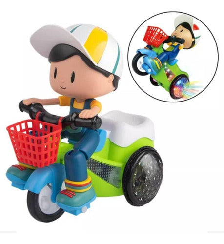 Brinquedo Crianças Infantil Motocliclo Que Anda Sai Som Luz 0