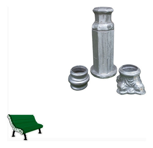 Kit Para Columnas Galeria Pergola Aleros 3 Pulgadas 0