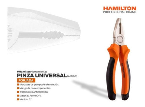 Hamilton Universal Pliers 6 Inches APU60 6'' 152mm 1