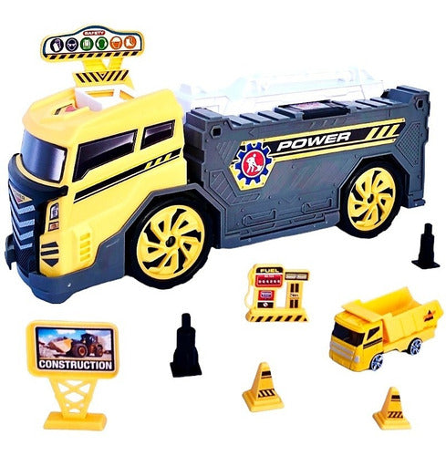 Express Wheels Toy Construction Vehicle Set with Track and Truck 2