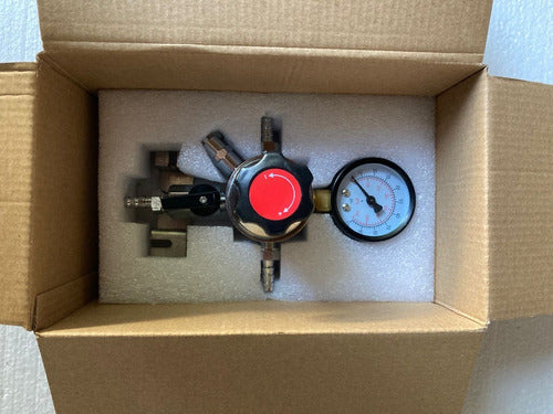 B&S Secondary Beer Regulator for CO2 with 1 Pressure Gauge 6