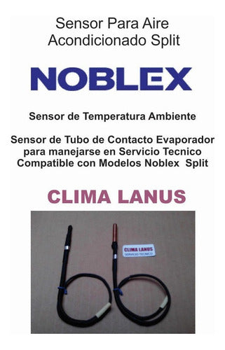 Noblex Split Air Conditioner Thermistor Sensor - 2 Units 0