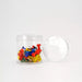 20 Plastic Snap Closure Pots Souvenir Set - Height: 4.5cm Diameter: 4.5cm 2