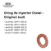 Audi Diesel Injector O-Ring for A4 2005 to 2022 2