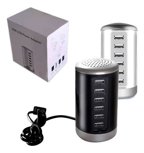 MaxLax USB Desktop Charging Station, Tower Charging Station 4