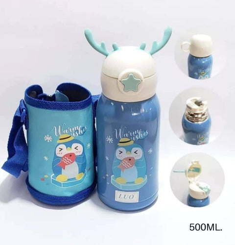 Luo Botella Térmica Infantil Frío/Calor 500ml Varios Personajes 2