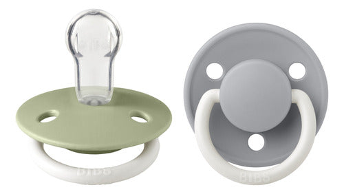 BIBS De Lux Night Pacifiers X 2 - Glow in the Dark 2