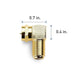 Cable Matters RG6 Type F Coaxial Adapter 5-Pack 5