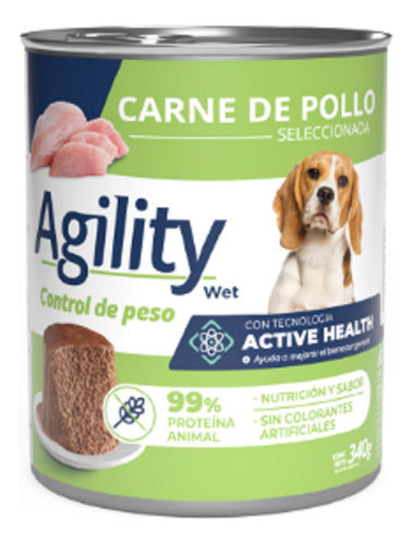 Agility Control Peso Wet Food Chicken 6 Cans X 340 Grs 0