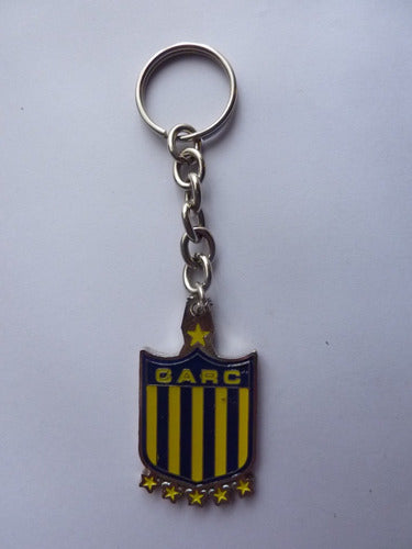 Metal Keychain from Rosario Central Model 2 - Mdp 1