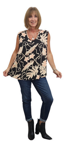 A Tua Cara Blusa Lino Sol Busto 120 Cadera 130 Largo 73 Cm 5