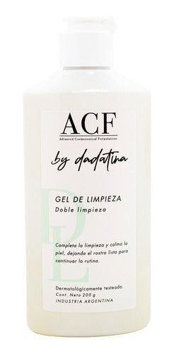 ACF Dadatina Facial Cleansing Kit - Oil + Vegan Facial Cleansing Gel + Headband - Acf Dadatina Aceite + Gel De Limpieza Facial Vegano + Vincha