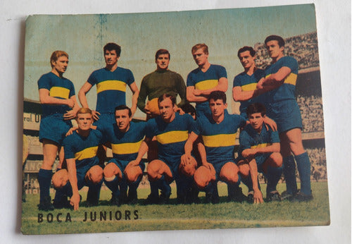 Antigua Tarjeta Equipo De Boca Juniors Año 1962 0