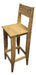 Sajo Nordic Pine Bench Stool 75 Cm Tall with Backrest 3