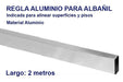 Regla Albañil De Aluminio 1 Mt 2