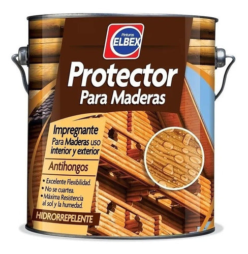 Protector De Madera Elbex 1 L Exterior Interior Natural 1