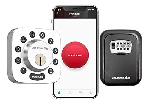 Ultraloq Smart Lock U-Bolt (Satin Nickel) 0