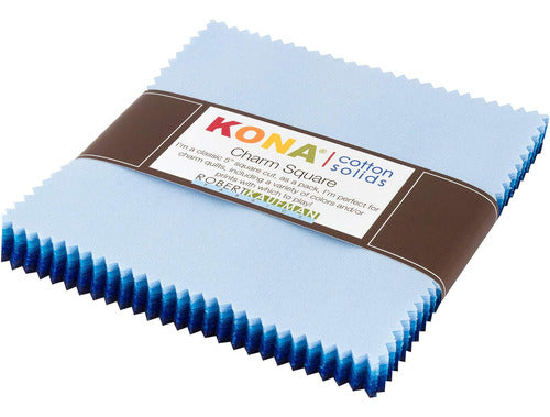 Telas Cuadradas Kona Cotton Solids, 42 Piezas De 13 Cm 0