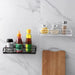 Self-Adhesive Metal Bathroom Shelf Organizer Multipurpose 7