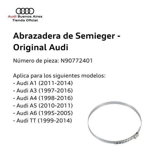 Abrazadera De Semieje Volkswagen Bora 2000 Al 2005 1