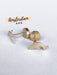 18kt Gold Open Hoop Earrings Brand CH Dolphin 156 2