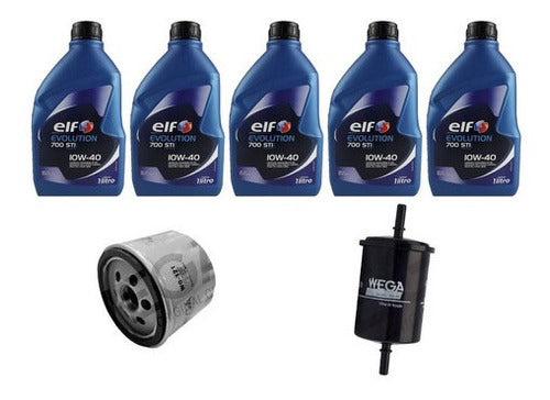 Kit De Troca Renault Megane Elf Evol700sti 10w40 Orig 0